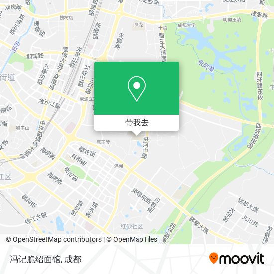 冯记脆绍面馆地图