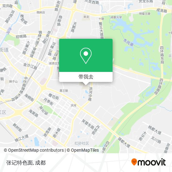 张记特色面地图