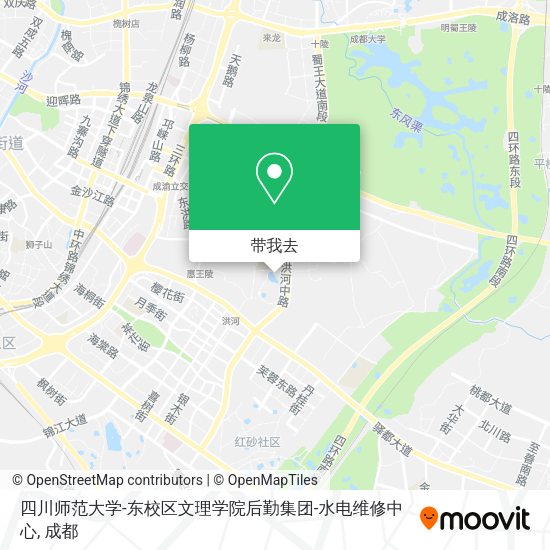 四川师范大学-东校区文理学院后勤集团-水电维修中心地图