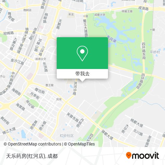 天乐药房(红河店)地图