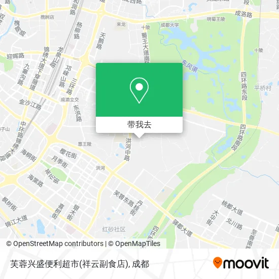 芙蓉兴盛便利超市(祥云副食店)地图