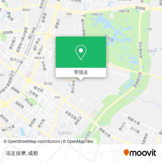 浴足按摩地图