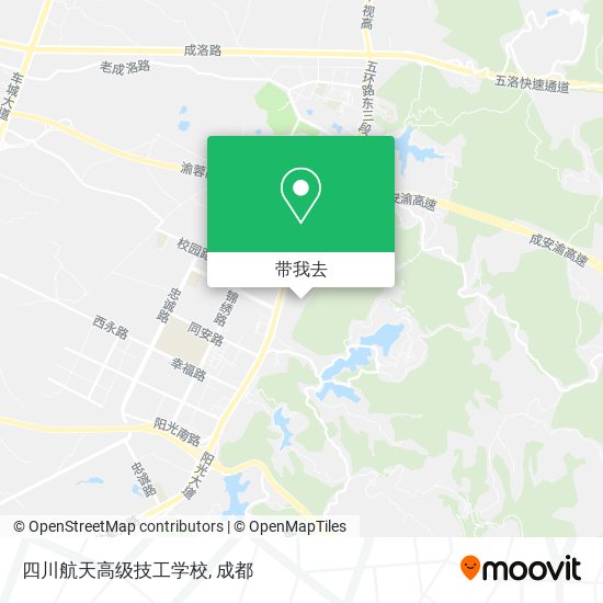 四川航天高级技工学校地图