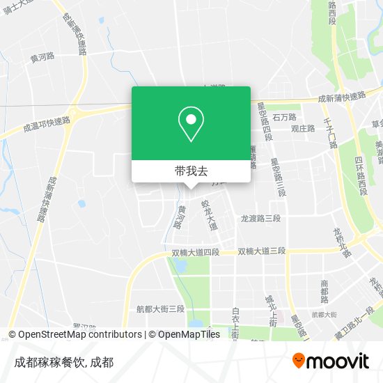 成都稼稼餐饮地图