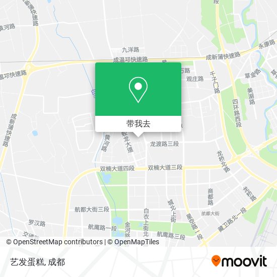 艺发蛋糕地图