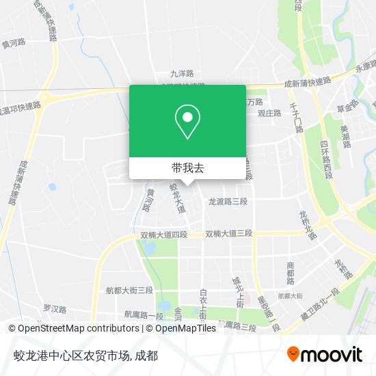 蛟龙港中心区农贸市场地图