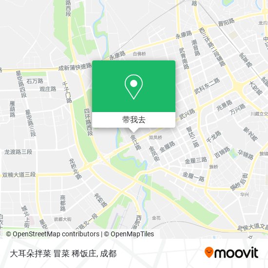 大耳朵拌菜   冒菜   稀饭庄地图