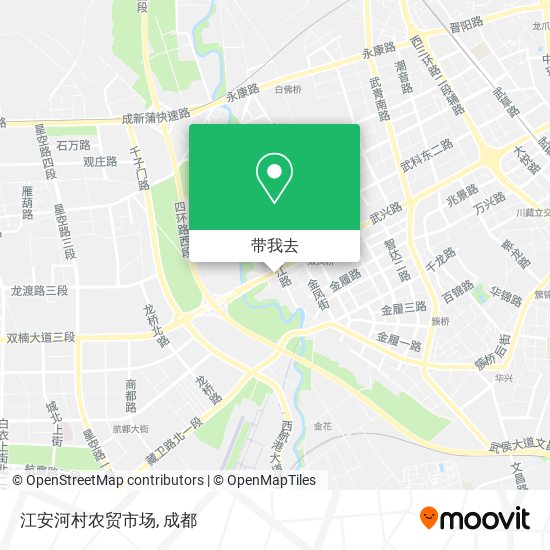 江安河村农贸市场地图
