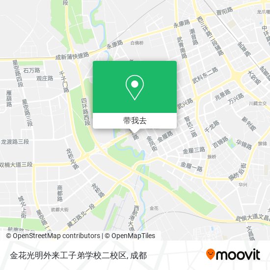 金花光明外来工子弟学校二校区地图