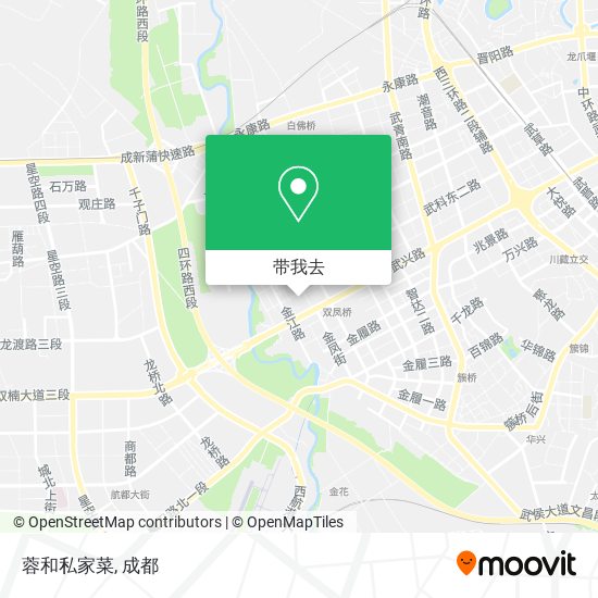 蓉和私家菜地图