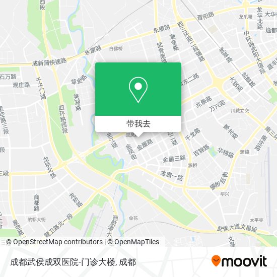 成都武侯成双医院-门诊大楼地图