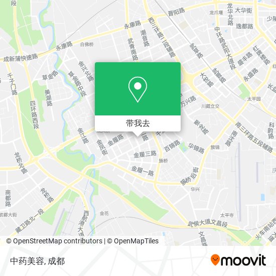 中药美容地图