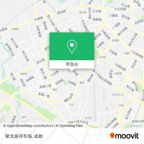 聚龙路停车场地图