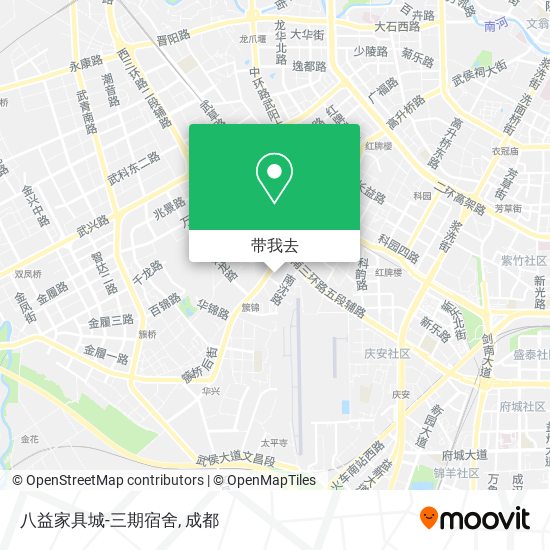 八益家具城-三期宿舍地图