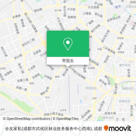 全友家私(成都市武侯区林业政务服务中心西南)地图