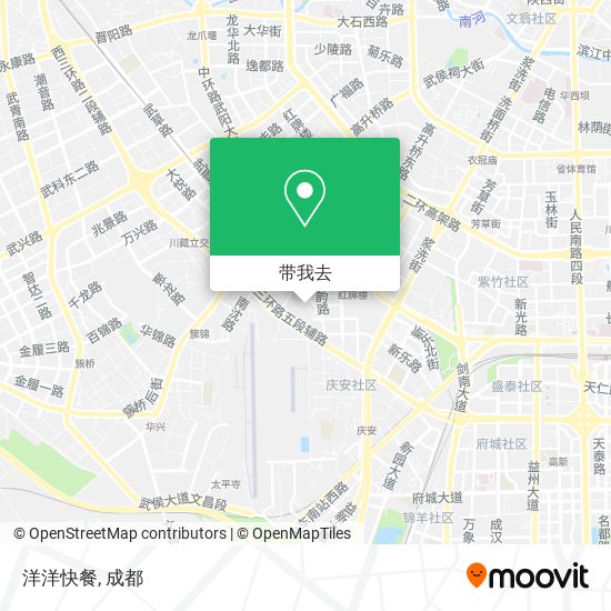 洋洋快餐地图