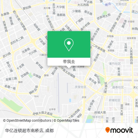 华亿连锁超市南桥店地图