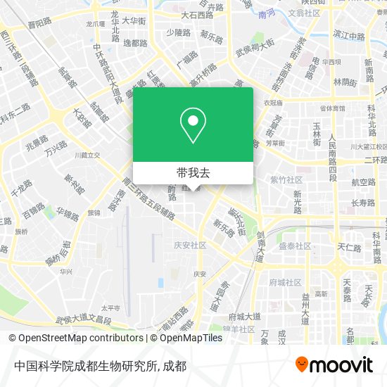 中国科学院成都生物研究所地图