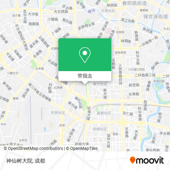 神仙树大院地图