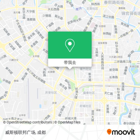 威斯顿联邦广场地图
