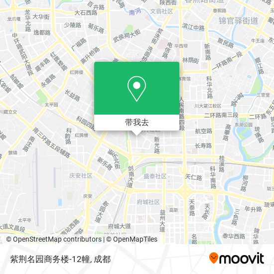 紫荆名园商务楼-12幢地图