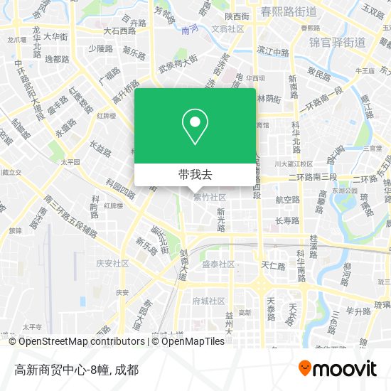 高新商贸中心-8幢地图