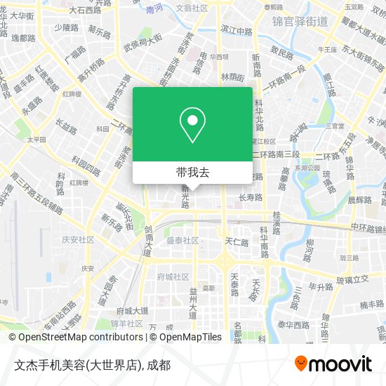 文杰手机美容(大世界店)地图