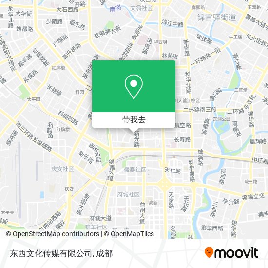 东西文化传媒有限公司地图