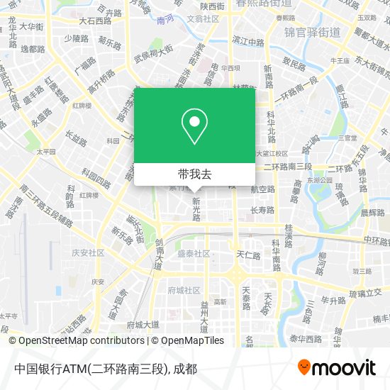 中国银行ATM(二环路南三段)地图