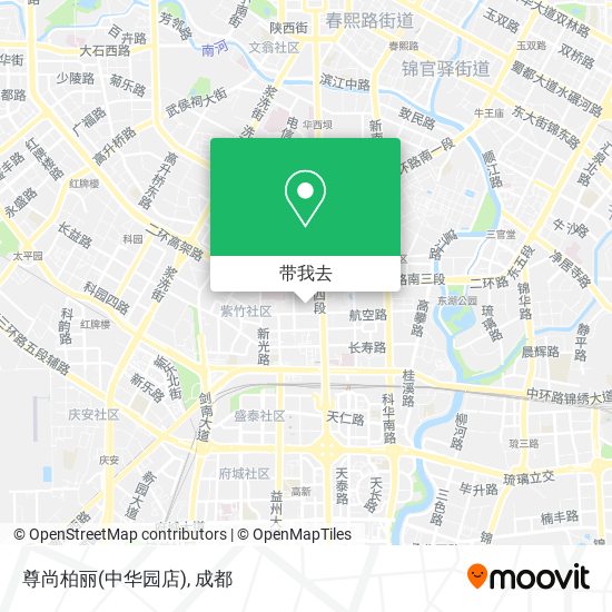 尊尚柏丽(中华园店)地图