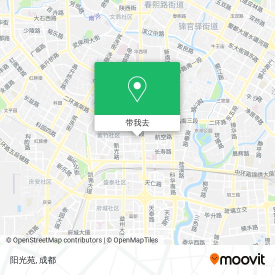 阳光苑地图