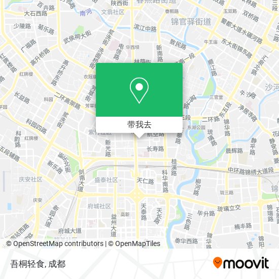吾桐轻食地图