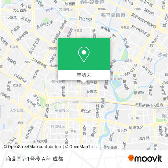 商鼎国际1号楼-A座地图