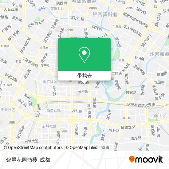 锦翠花园酒楼地图