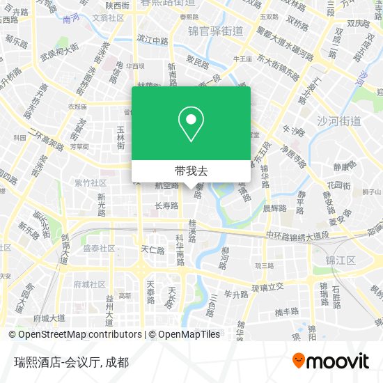 瑞熙酒店-会议厅地图