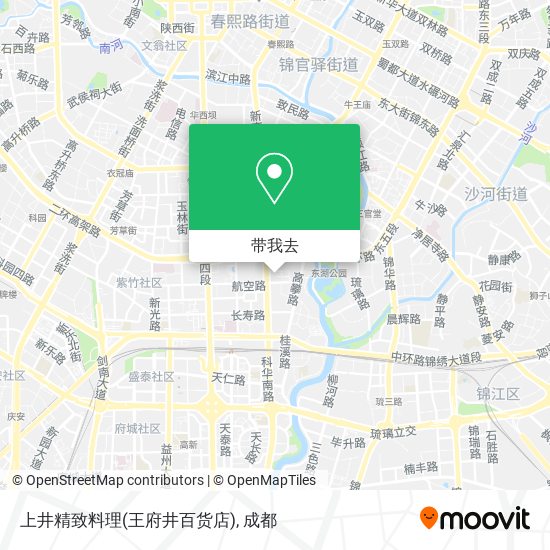 上井精致料理(王府井百货店)地图
