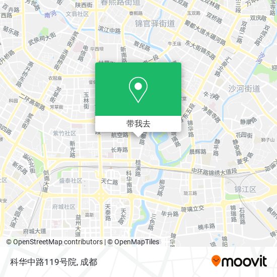 科华中路119号院地图