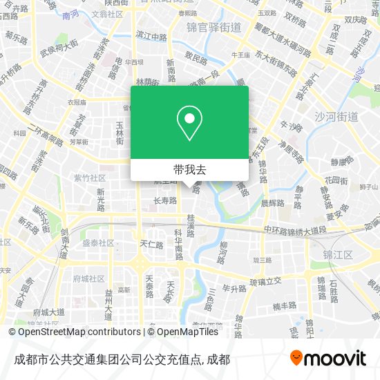 成都市公共交通集团公司公交充值点地图