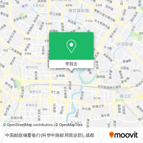 中国邮政储蓄银行(科华中路邮局营业部)地图