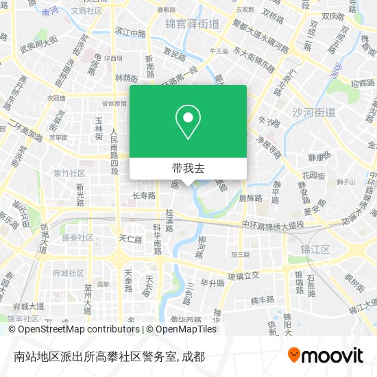 南站地区派出所高攀社区警务室地图