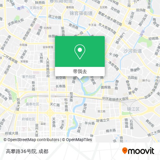 高攀路36号院地图