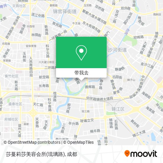 莎蔓莉莎美容会所(琉璃路)地图