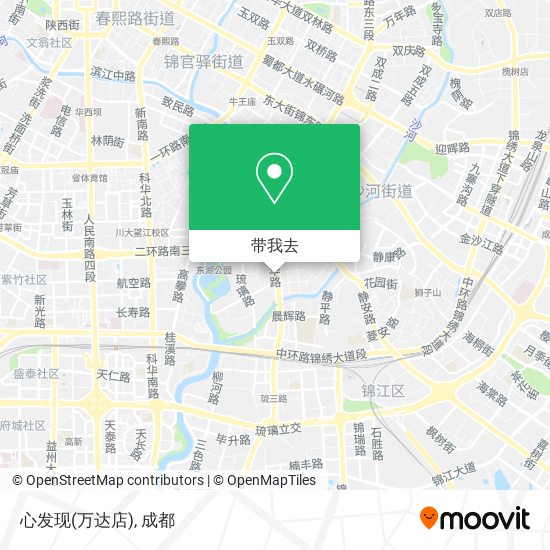 心发现(万达店)地图