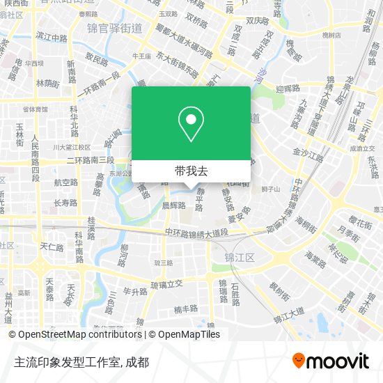 主流印象发型工作室地图
