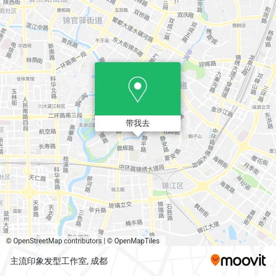 主流印象发型工作室地图
