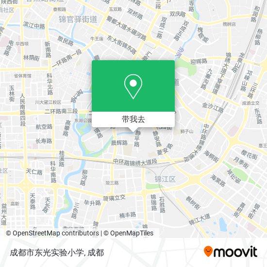 成都市东光实验小学地图