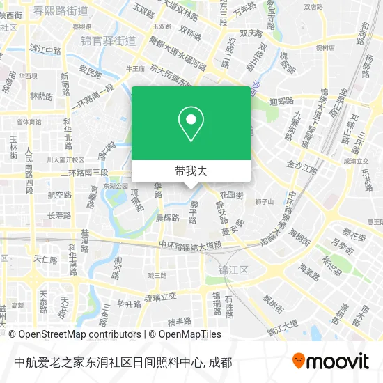 中航爱老之家东润社区日间照料中心地图