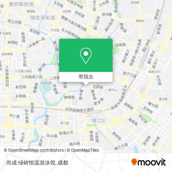 尚成·绿岭恒温游泳馆地图