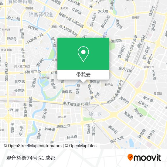观音桥街74号院地图