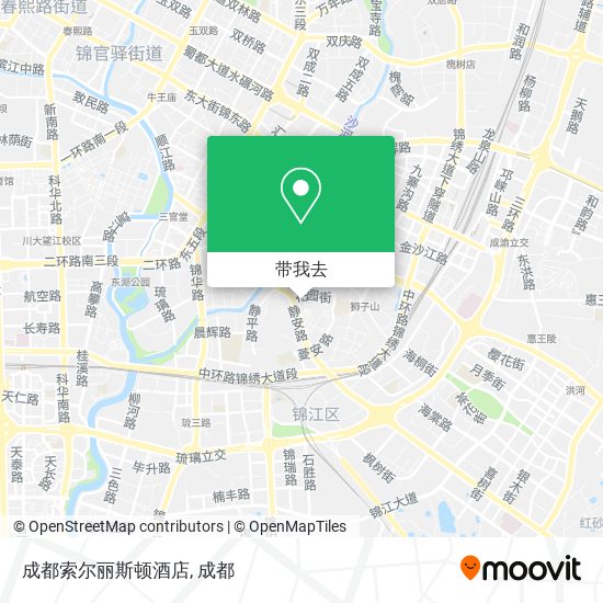 成都索尔丽斯顿酒店地图